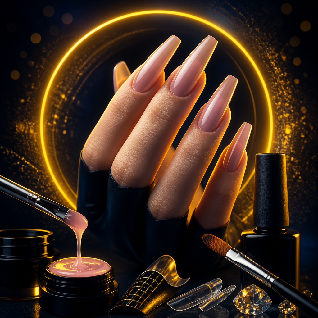 Alongamento de Unhas em Gel